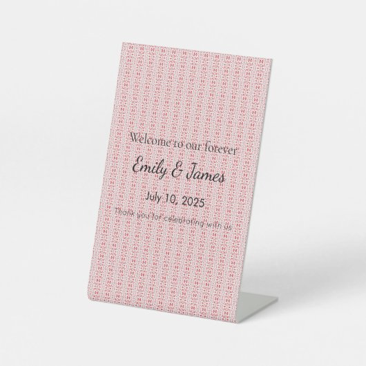 Baby Shower Sign Strategy That Wows Guests 台座サイン (正面)