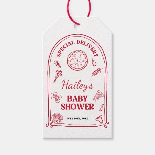 Baby Shower Special Delivery Gift Tag ギフトタグ (正面)