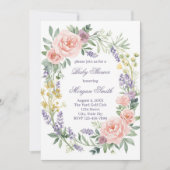 Baby Shower Sprinkle Invitation – Watercolor 招待状 (正面)