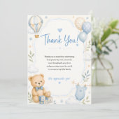Baby shower thank you card サンキューカード (スタンド正面)