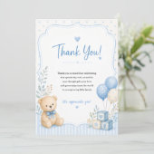 Baby shower thank you card サンキューカード (スタンド正面)