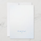 Baby shower thank you card サンキューカード (裏面)