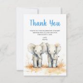Baby Shower Thank You Card サンキューカード (正面)
