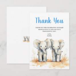 Baby Shower Thank You Card サンキューカード