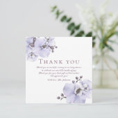 Baby Shower Thank You Card - Floral Appreciation サンキューカード (スタンド正面)