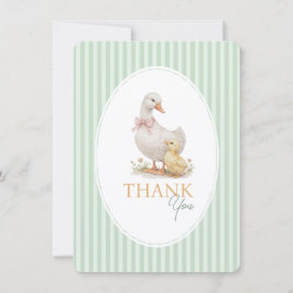 Baby Shower Thank You Cards Goose and Gosling. サンキューカード