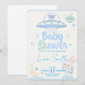 Baby Shower -UFO Pets- 招待状 (正面/裏面)