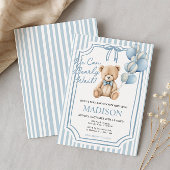 Baby Shower We Can Bearly Wait 招待状