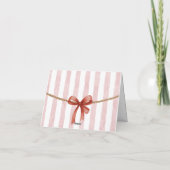 Baby Shower Winter サンキューカード (裏面)