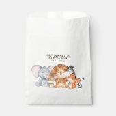 Baby Shower with Jungle Animals Theme フェイバーバッグ (正面)
