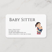  baby sitter services  business card 名刺 (正面)