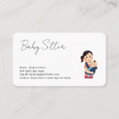  baby sitter services  business card 名刺 (正面)