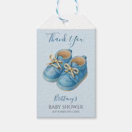 Baby Sneakers Sports Baby Shower  ギフトタグ