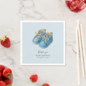 Baby Sneakers Sports Baby Shower スタンダードカクテルナプキン (インサイチュ)