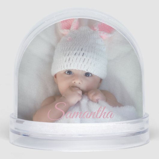 Baby snow globe christmas gift (正面)