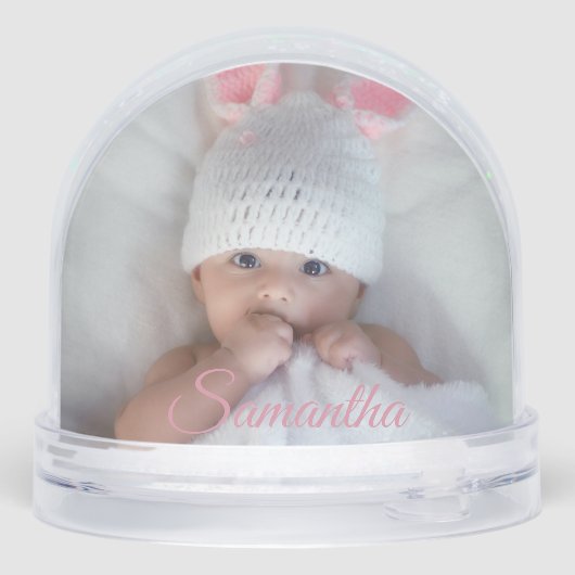 Baby snow globe christmas gift (裏面)