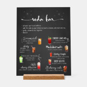 Baby Soda Ready to POP Soda Bar  アクリルサイン (正面)