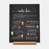 Baby Soda Ready to POP Soda Bar アクリルサイン (正面)