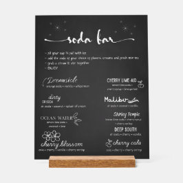 Baby Soda Ready to POP Soda Bar  アクリルサイン