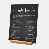 Baby Soda Ready to POP Soda Bar  アクリルサイン (傾斜)