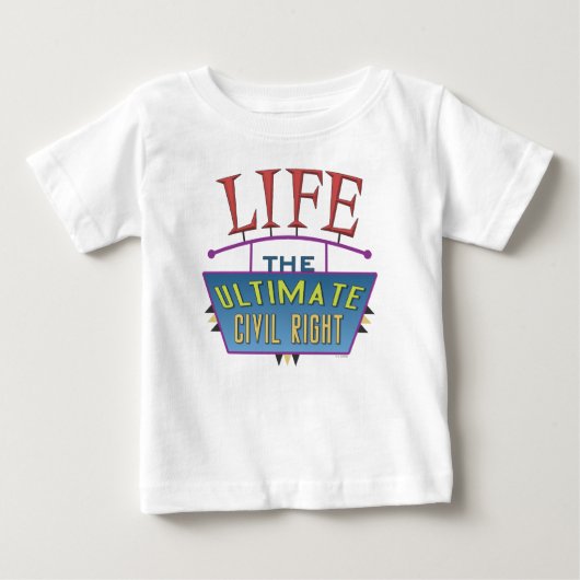 Baby t-shirt or one-piece. ベビーTシャツ (正面)