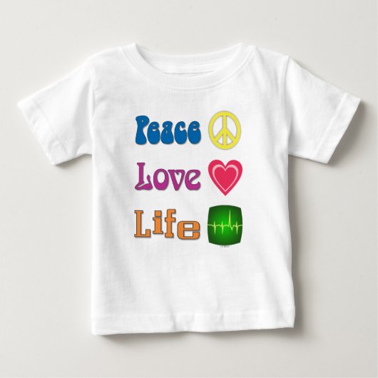 Baby t-shirt or one-piece. ベビーTシャツ (正面)