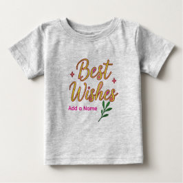  Baby T-Shirt – Personalized with  Name ベビーTシャツ