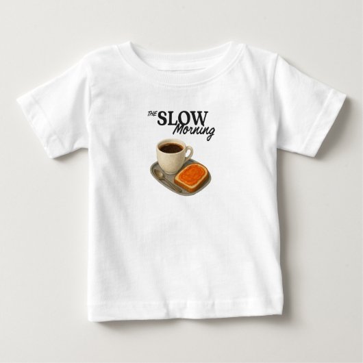 Baby T-Shirt the Slow Morning ベビーTシャツ (正面)