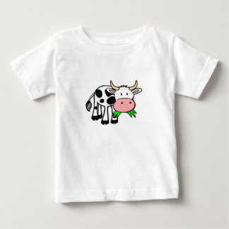 Baby T-shirt weiß "Kuhmotiv" ベビーTシャツ