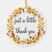 Baby Thank You Cards セラミックオーナメント (正面)