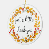 Baby Thank You Cards セラミックオーナメント (左)