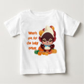 Baby Thanksgiving Turkey ベビーTシャツ (正面)