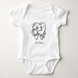 baby tooth, future dentist, personalized. ベビーボディスーツ