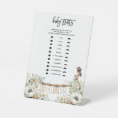 Baby Traits Baby Shower Game 台座サイン (正面)