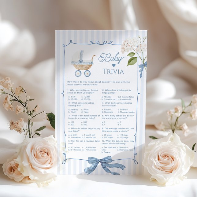 Baby Trivia French Nursery Blue Coquette Carriage (クリエイターアップロード済み)