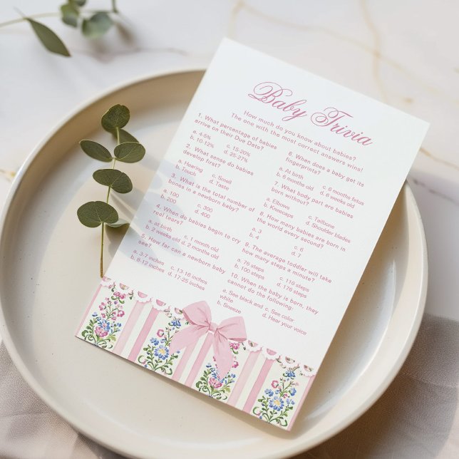 Baby Trivia Love Shack Baby Coquette Bow game (クリエイターアップロード済み)