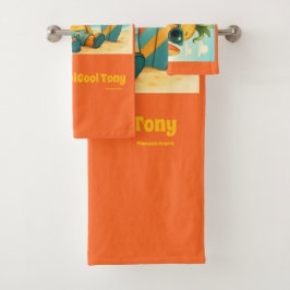 Baby TropiCool Tony - Pineapple Empire   バスタオルセット