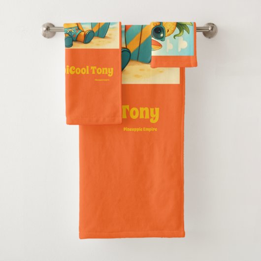 Baby TropiCool Tony - Pineapple Empire   バスタオルセット (インサイチュ)