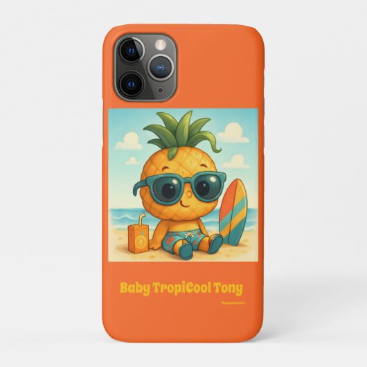 Baby TropiCool Tony - Pineapple Empire  Case-Mate iPhoneケース (裏)