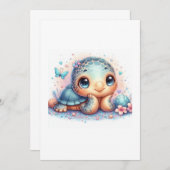 baby turtle  招待状 (正面/裏面)