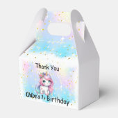 Baby Unicorn Gift Box, フェイバーボックス (裏面サイド)