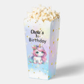 Baby Unicorn Popcorn Boxes フェイバーボックス (はじけた状態)