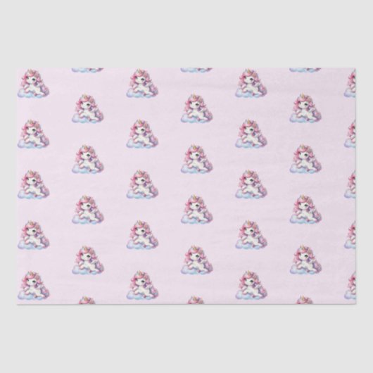 Baby Unicorn Tissue Paper 薄葉紙 (正面)