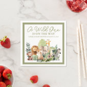 Baby Wild Animal Paper Napkin スタンダードカクテルナプキン (インサイチュ)