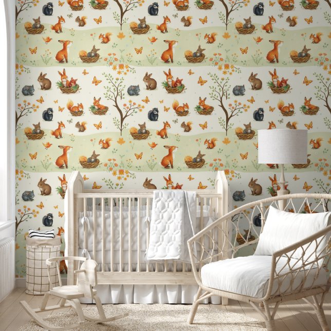 Baby Woodland Animals  壁紙 (キッズ)