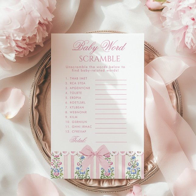 Baby Word Scramble Love Shack Baby Coquette game (クリエイターアップロード済み)