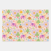 Baby Zoo wrapping paper ラッピングペーパーシート (正面3)