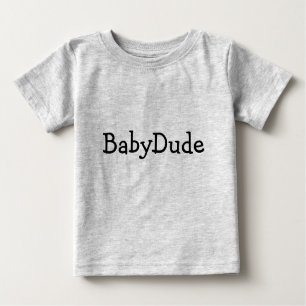 BabyDudeの乳児のTシャツ ベビーTシャツ