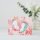 Babyfüsse Postkarte ポストカード (スタンド正面)