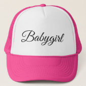 Babygirl Textography キャップ (正面)